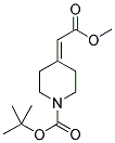 4-METHOXYCARBONYLMETHYLENE-PIPERIDINE-1-CARBOXYLIC ACID TERT-BUTYL ESTER Struktur