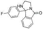 9B-(4-FLUOROPHENYL)-1,2,3,9B-TETRAHYDRO-5H-IMIDAZO[2,1-A]ISOINDOL-5-ONE Struktur