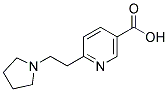 6-(2-PYRROLIDIN-1-YLETHYL)NICOTINIC ACID Struktur