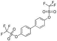 4,4-BIPHENOL BIS(TRIFLUOROMETHANESULFONATE) Struktur