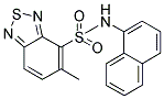 5-METHYL-N-1-NAPHTHYL-2,1,3-BENZOTHIADIAZOLE-4-SULFONAMIDE Struktur