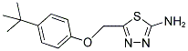 5-(4-TERT-BUTYL-PHENOXYMETHYL)-[1,3,4]THIADIAZOL-2-YLAMINE Struktur