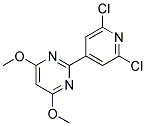 2-(2,6-DICHLOROPYRIDIN-4-YL)-4,6-DIMETHOXYPYRIMIDINE Struktur