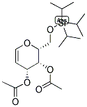 3,4-DI-O-ACETYL-6-O-(TRIISOPROPYLSILYL)-D-GALACTAL Struktur