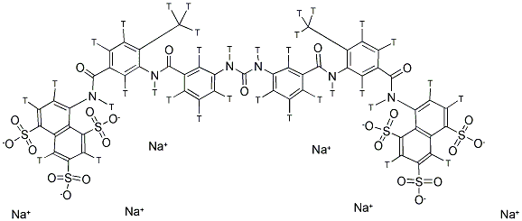 SURAMIN HEXASODIUM SALT, [3H(G)] Struktur