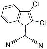 2-(2,3-DICHLORO-1H-INDEN-1-YLIDENE)MALONONITRILE Struktur