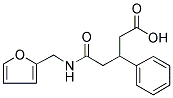 5-[(2-FURYLMETHYL)AMINO]-5-OXO-3-PHENYLPENTANOIC ACID Struktur