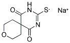 SODIUM, 1,5-DIOXO-9-OXA-2,4-DIAZA-SPIRO[5.5]UNDEC-2-ENE-3-THIOLATE Struktur