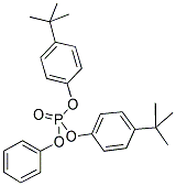 BIS(P-TERT-BUTYLPHENYL)PHENYLPHOSPHATE Struktur