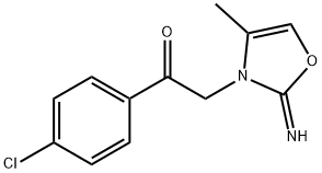 1-(4-CHLOROPHENYL)-2-[2-IMINO-4-METHYL-1,3-OXAZOL-3(2H)-YL]-1-ETHANONE|