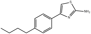 4-(4-BUTYLPHENYL)THIAZOL-2-YLAMINE Struktur