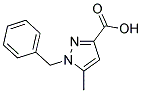 1-BENZYL-5-METHYL-1H-PYRAZOLE-3-CARBOXYLIC ACID Struktur