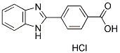 4-(1H-BENZOIMIDAZOL-2-YL)-BENZOIC ACIDHYDROCHLORIDE Struktur