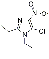 5-CHLORO-2-ETHYL-4-NITRO-1-PROPYL-1H-IMIDAZOLE Struktur