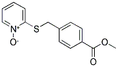 2-([4-(METHOXYCARBONYL)BENZYL]THIO)PYRIDINIUM-1-OLATE Struktur