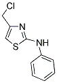 (4-CHLOROMETHYL-THIAZOL-2-YL)-PHENYL-AMINE Struktur