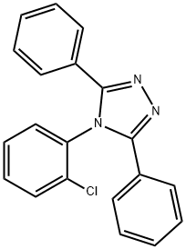 2,5-DIPHENYL-1(2-CHLOROPHENYL)-1,3,4-TRIAZOLE Struktur