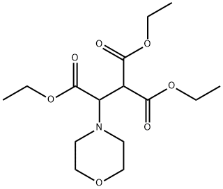 TRIETHYL 2-MORPHOLINO-1,1,2-ETHANETRICARBOXYLATE Struktur