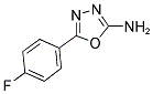 5-(4-FLUORO-PHENYL)-[1,3,4]OXADIAZOL-2-YLAMINE Struktur