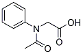 (ACETYLANILINO)ACETIC ACID Struktur