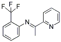 N-(1-PYRIDIN-2-YLETHYLIDENE)-2-(TRIFLUOROMETHYL)ANILINE Struktur