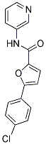 5-(4-CHLOROPHENYL)-N-PYRIDIN-3-YL-2-FURAMIDE Struktur