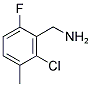 2-CHLORO-6-FLUORO-3-METHYLBENZYLAMINE Struktur