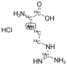 L-[U-14C]ARGININE MONOHYDROCHLORIDE Struktur