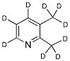 2,3-DIMETHYLPYRIDINE-D9 Struktur