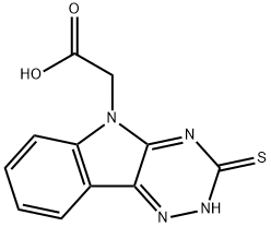 (2-巰基-1,3,4,9-四氮雜-芴-9-基)-乙酸 結(jié)構(gòu)式