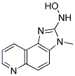 2-HYDROXYAMINO-3-METHYL-3H-IMIDAZO[4,5-F]QUINOLINE Struktur