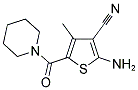 2-AMINO-4-METHYL-5-(PIPERIDINOCARBONYL)THIOPHENE-3-CARBONITRILE Struktur