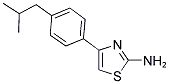 4-(4-ISOBUTYLPHENYL)THIAZOL-2-YLAMINE Struktur