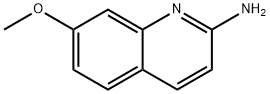 7-METHOXYQUINOLIN-2-AMINE Struktur