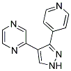 2-[3-(PYRIDIN-4-YL)-(1H)-PYRAZOL-4-YL]PYRAZINE Struktur