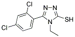 5-(2,4-DICHLOROPHENYL)-4-ETHYL-4H-1,2,4-TRIAZOLE-3-THIOL Struktur