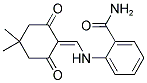 2-(((4,4-DIMETHYL-2,6-DIOXOCYCLOHEXYLIDENE)METHYL)AMINO)BENZAMIDE Struktur