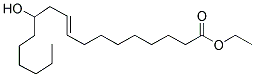 DELTA 9 TRANS 12 HYDROXY OCTADECENOIC ACID ETHYL ESTER Struktur