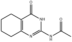 N-(4-OXO-3,4,5,6,7,8-HEXAHYDRO-2-QUINAZOLINYL)ACETAMIDE Struktur