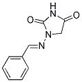 1-(BENZYLIDENEAMINO)IMIDAZOLIDINE-2,4-DIONE Struktur