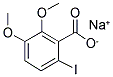 2-IODO-5,6-DIMETHOXYBENZOIC ACID SODIUM SALT Struktur