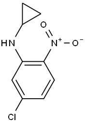 N-(5-CHLORO-2-NITROPHENYL)-N-CYCLOPROPYLAMINE Struktur