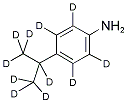 4-ISO-PROPYL-D7-ANILINE-2,3,5,6-D4 Struktur