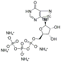 GUANOSINE-8-14C 5'-TRIPHOSPHATE TETRAAMMONIUM SALT Struktur