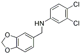 N-(1,3-BENZODIOXOL-5-YLMETHYL)-3,4-DICHLOROANILINE Struktur