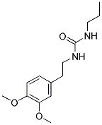 1-(2-(3,4-DIMETHOXYPHENYL)ETHYL)-3-PROPYLUREA Struktur