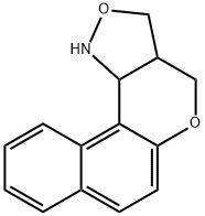 1,3A,4,11C-TETRAHYDRO-3H-BENZO[5,6]CHROMENO[4,3-C]ISOXAZOLE Struktur