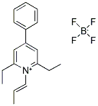 N-PROPYL-1-ENE-2,6-DIETHYL-4-PHENYLPYRIDINIUM TETRAFLUOROBORATE Struktur