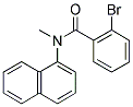 N-METHYL-N-(1-NAPHTHYL)-2-BROMOBENZAMIDE Struktur