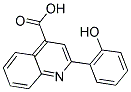 2-(2-HYDROXY-PHENYL)-QUINOLINE-4-CARBOXYLIC ACID Struktur